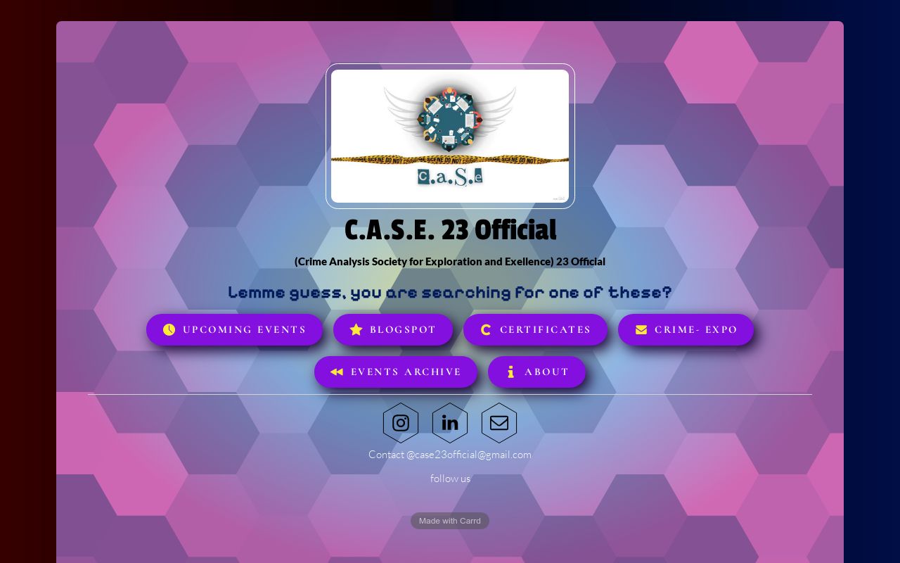 CASE 23 Official Website